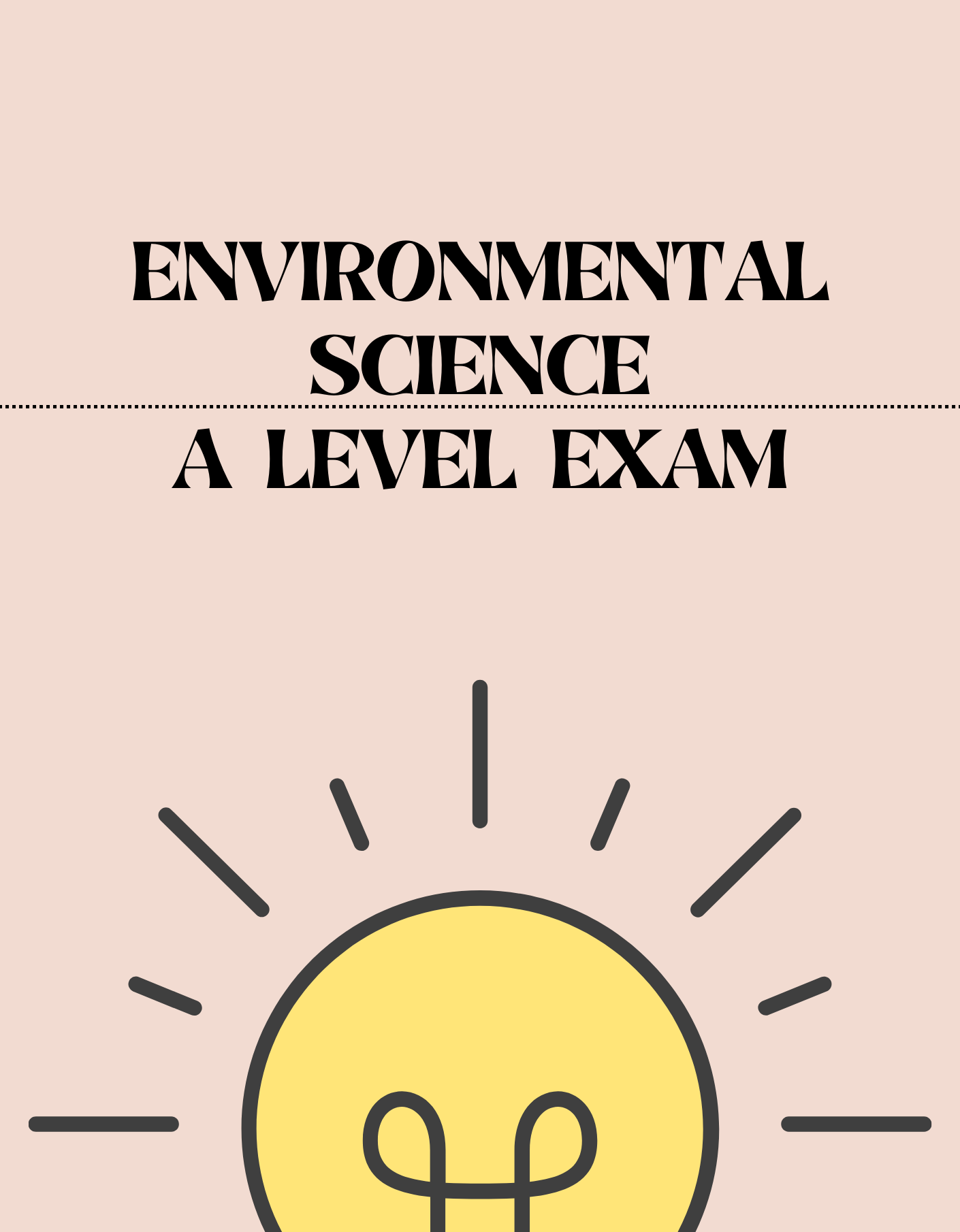 A Level - Environmental Science Exam - Exam Centre Birmingham