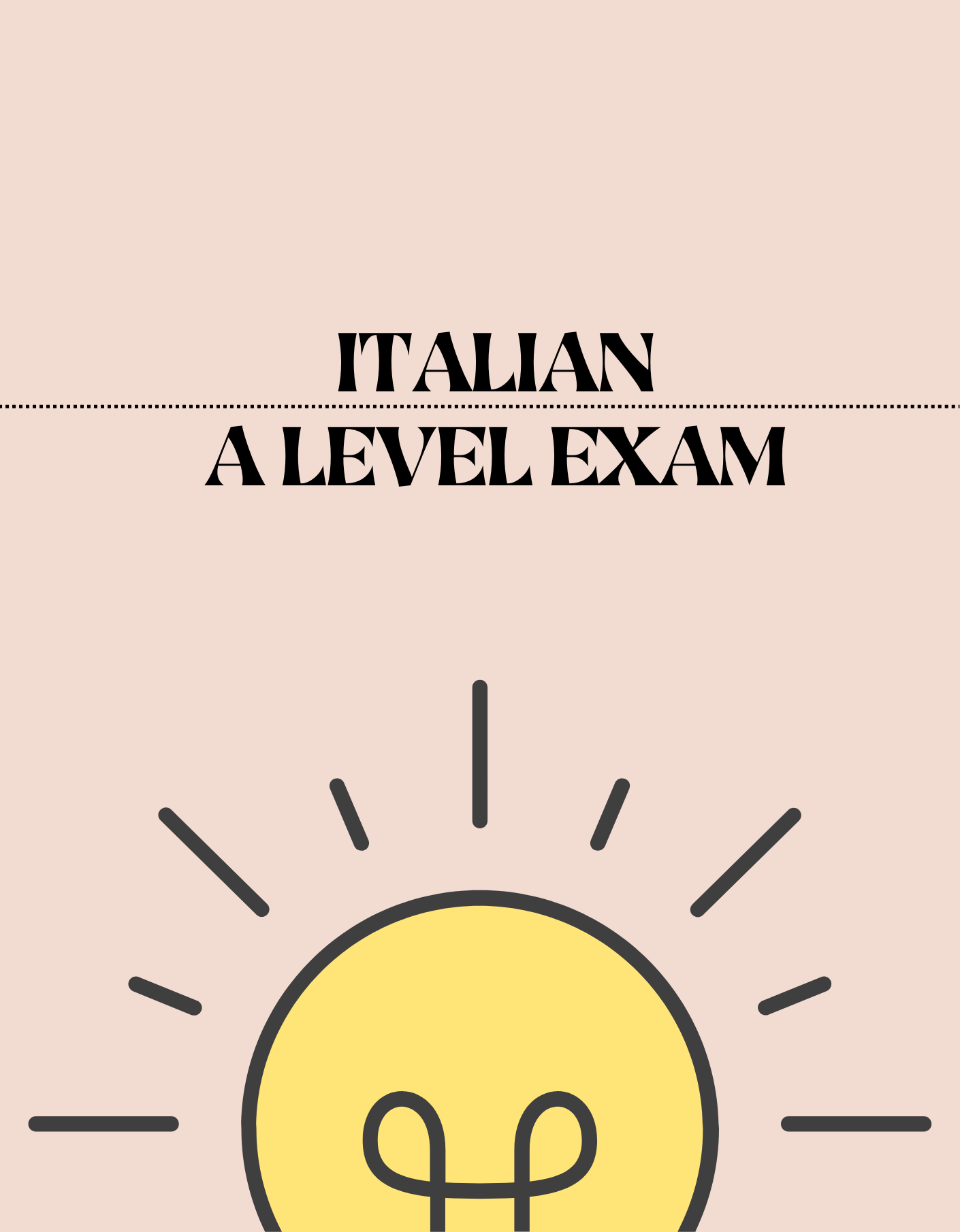 A Level - Italian Exam